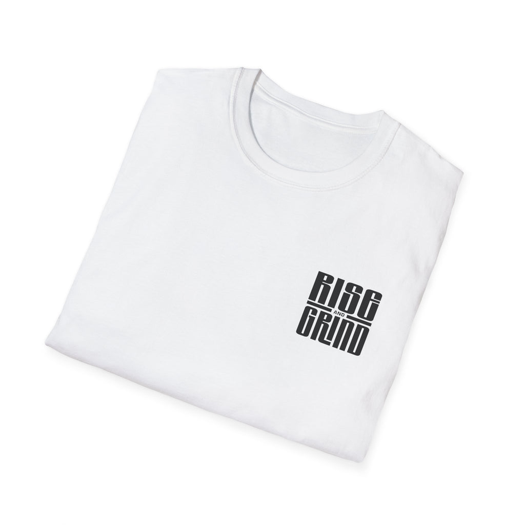Rise and Grind Cotton T-Shirt — Motivational Graphic Tee for Hustle Mindset