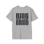 Rise and Grind Cotton T-Shirt — Motivational Graphic Tee for Hustle Mindset
