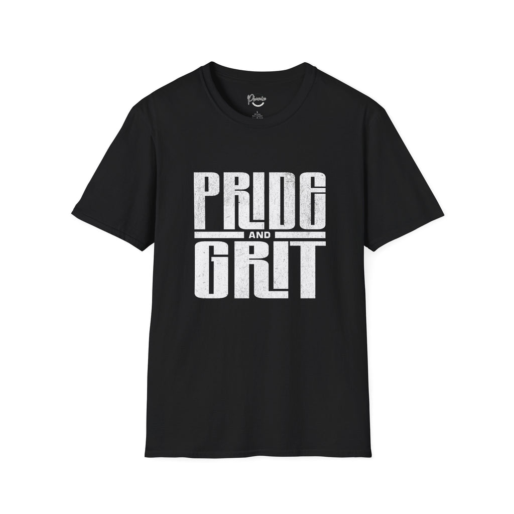 Pride and Grit T-Shirt — Bold Motivational Graphic Tee