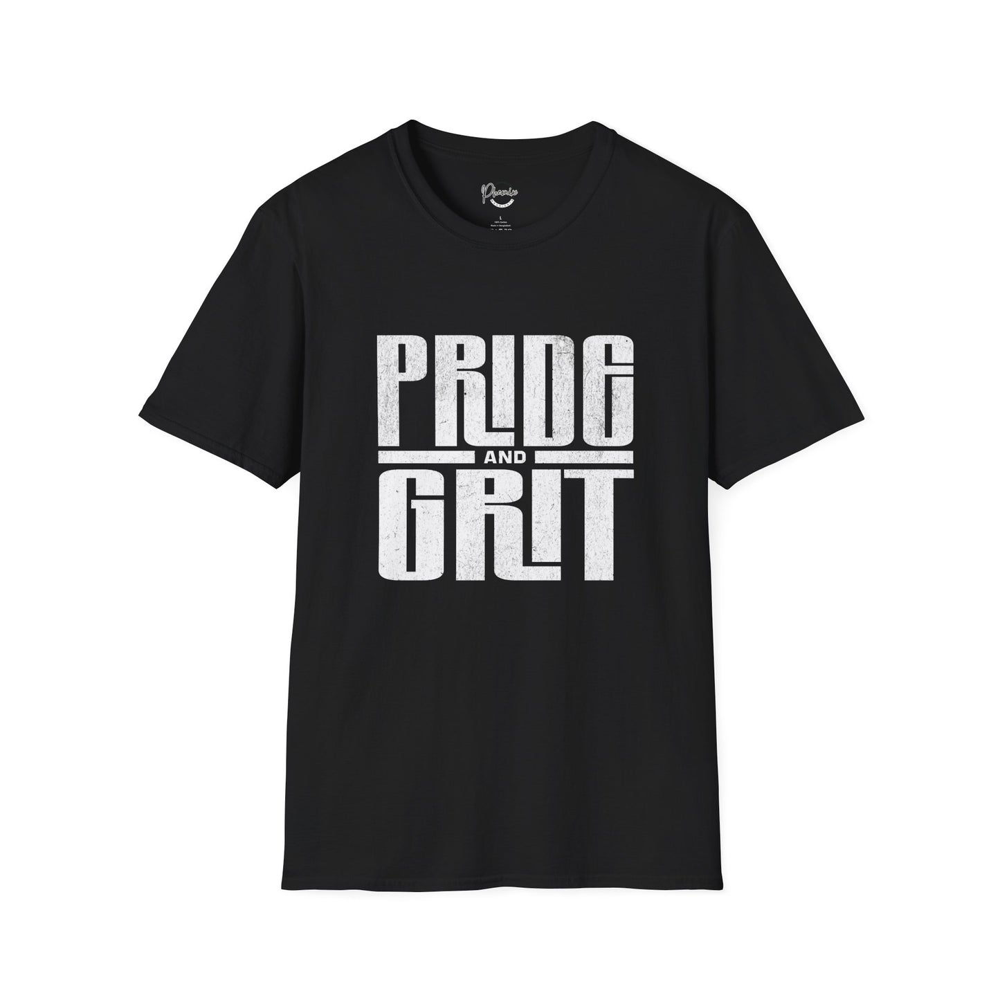 Pride and Grit T-Shirt — Bold Motivational Graphic Tee