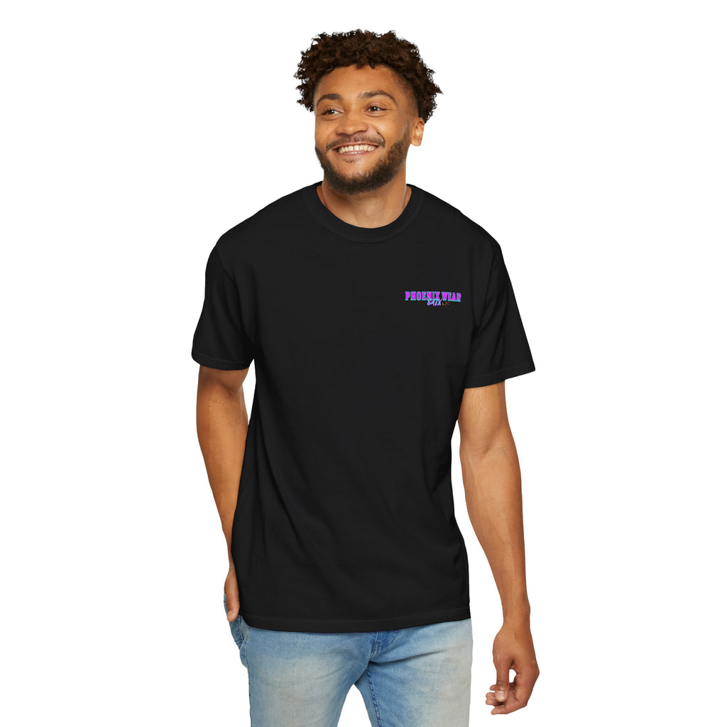 San Antonio Skyline Graffiti T-Shirt — Colorful Cityscape Tee