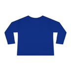 Toddler Long Sleeve Tee — Merry Christmas Snowman & Tree Holiday Shirt for Kids