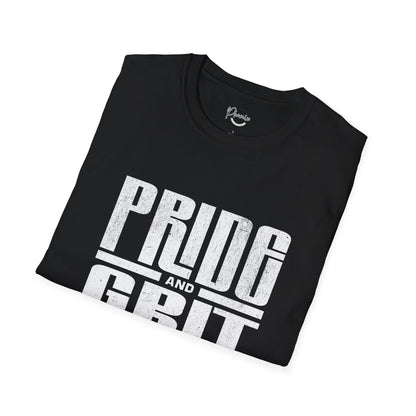 Pride and Grit T-Shirt — Bold Motivational Graphic Tee