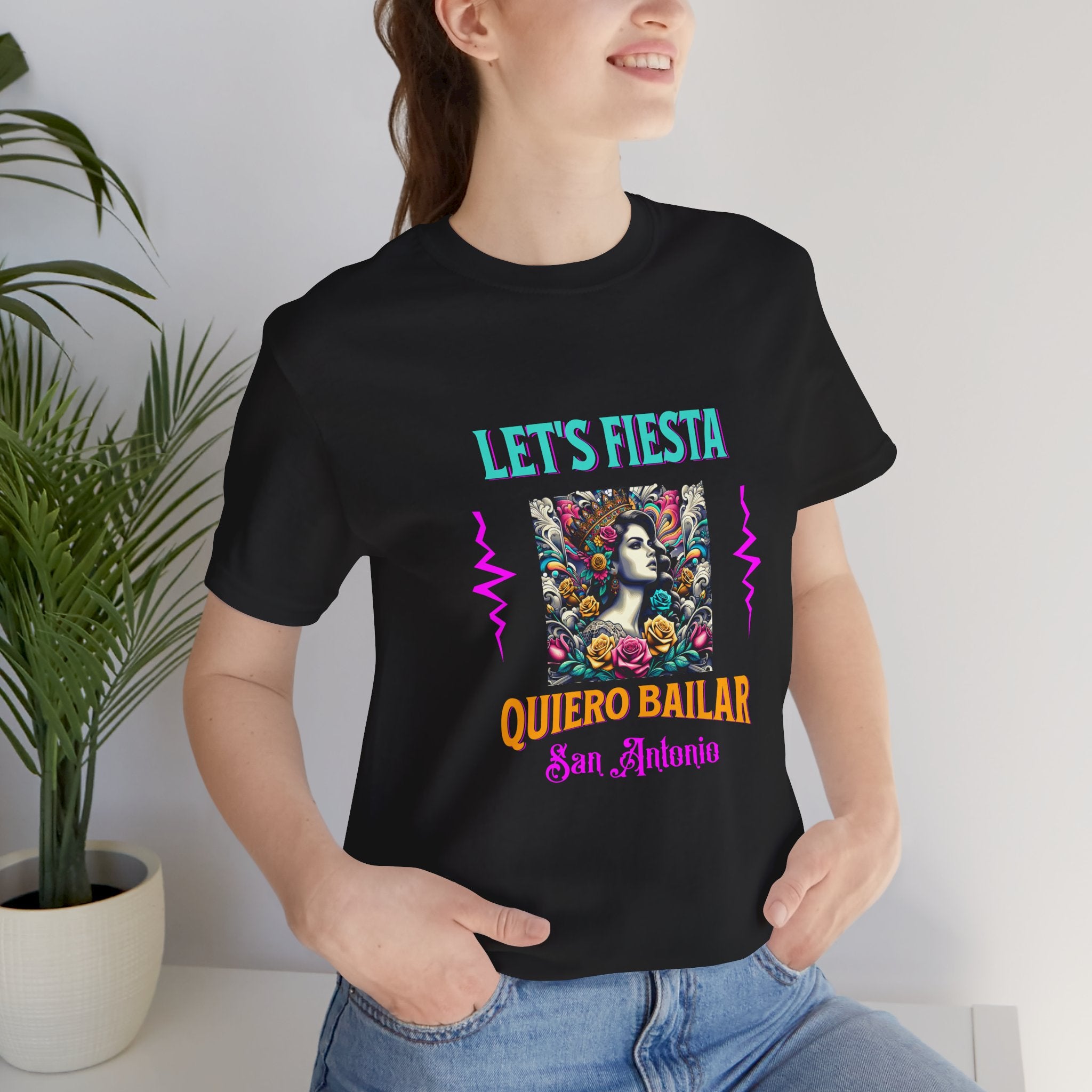 Let's Fiesta Bombshell Unisex Classic Tee – Quiero Bailar San Antonio Lightwieght