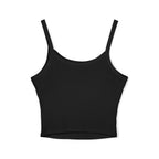Fiesta Love Crop Tank — "Love to Fiesta" Women's Spaghetti Strap Tank