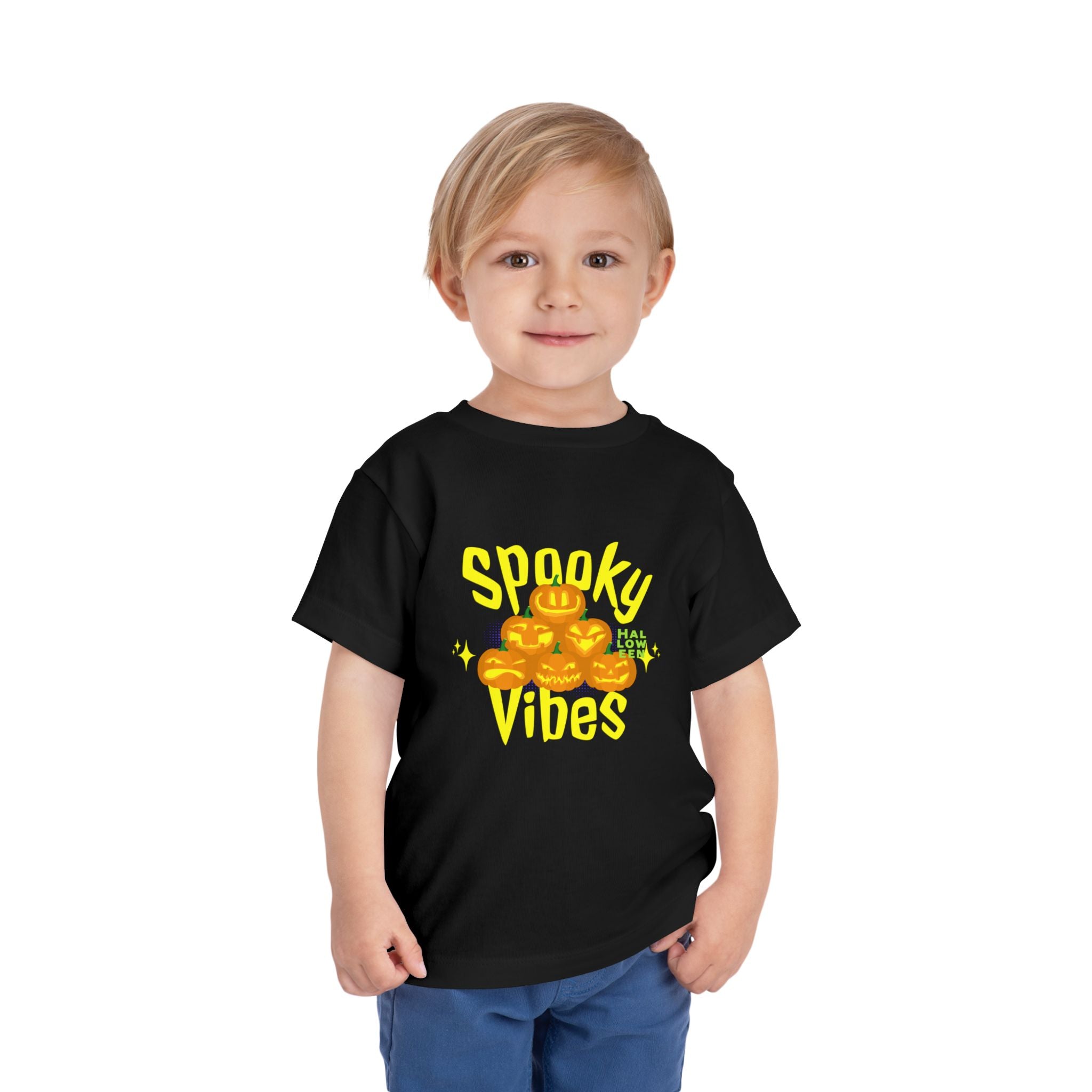 Spooky Vibes Toddler Halloween Tee