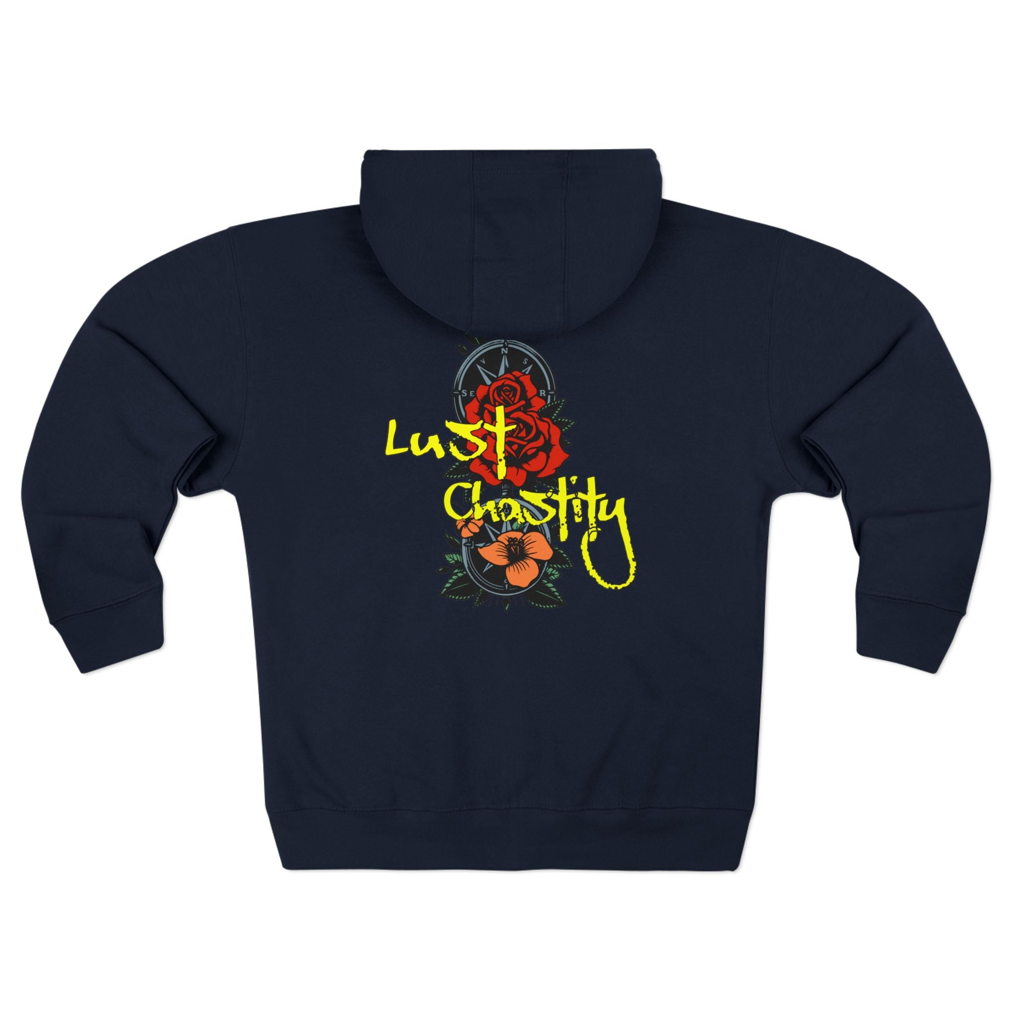 7 Deadly Sins 'Lust vs Chastity' Floral Zip Hoodie