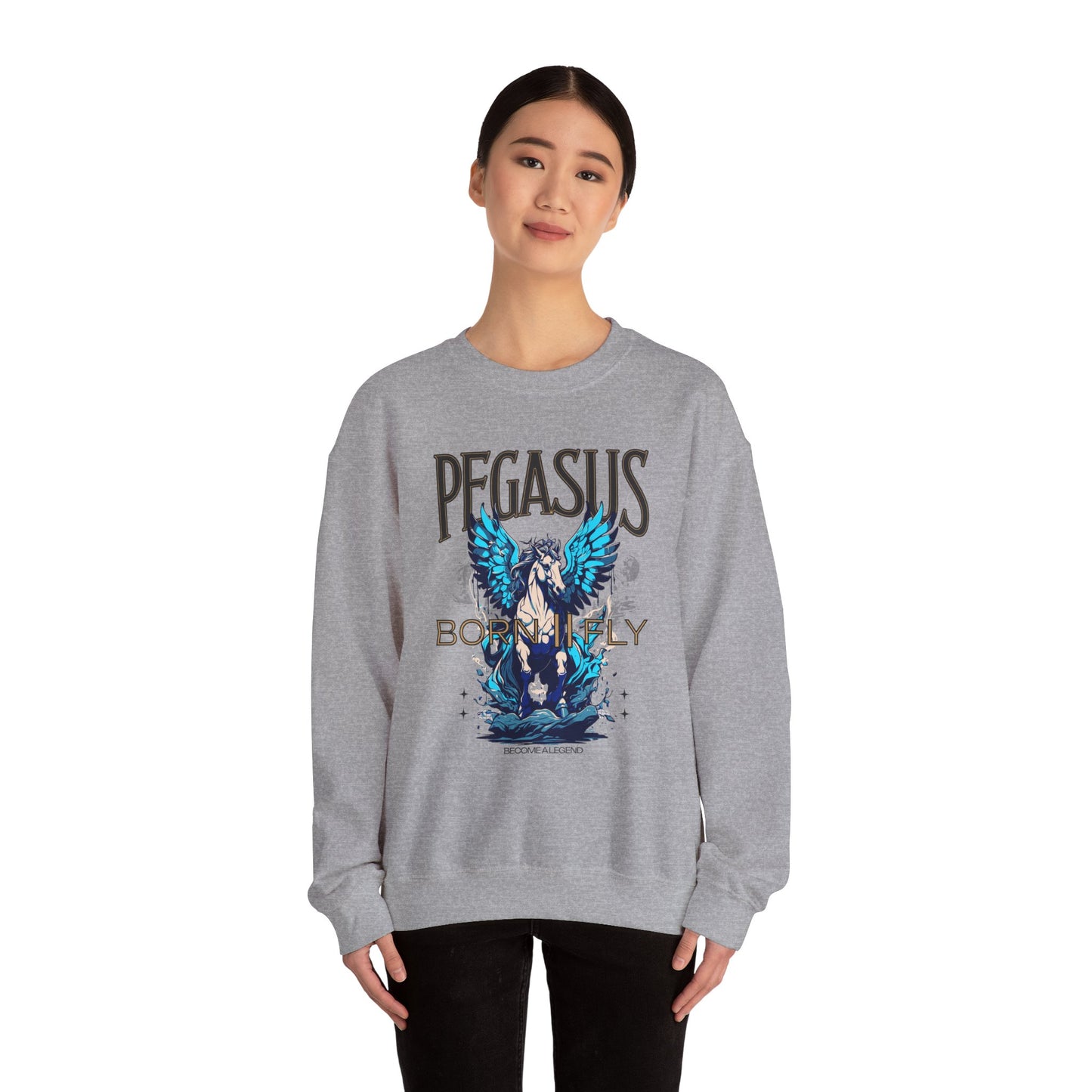 Pegasus Graphic Sweater for Fantasy Lovers - Phoenix Wear SATX