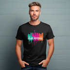 San Antonio Cityscape T-Shirt — Colorful Graffiti Fiesta Theme Tee