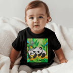 Baby Tee Shirt - "Little Napping Panda's" - Phoenix Wear SATX