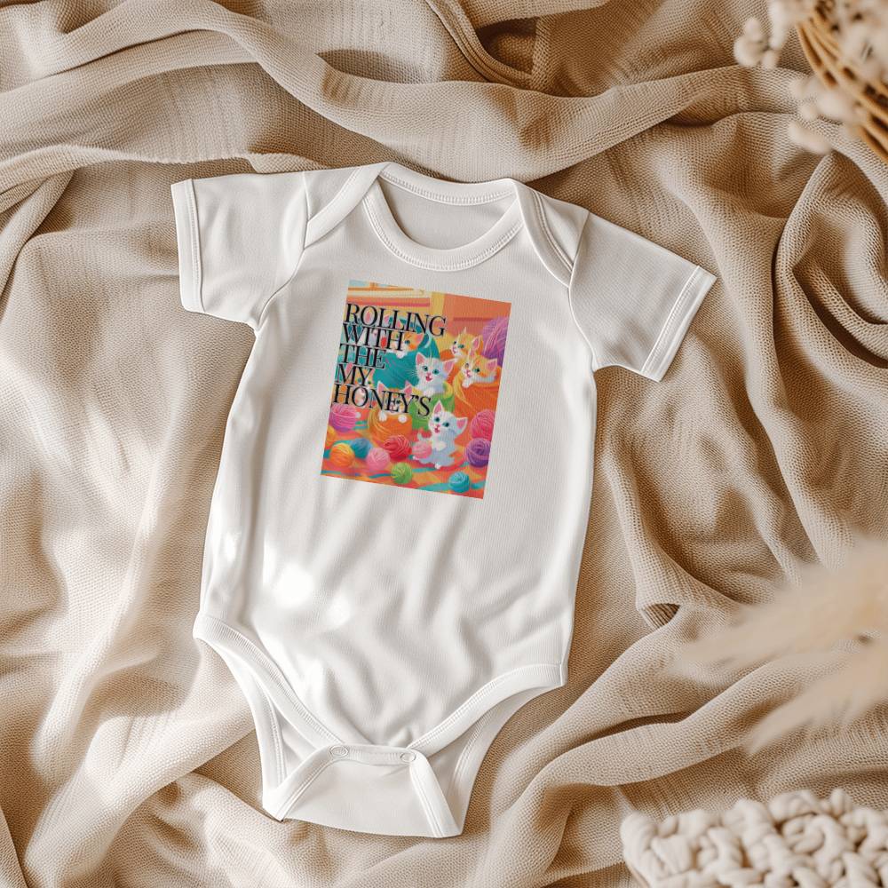 Kitten Onesie "Rolling with my Honey's" - Phoenix Wear SATX