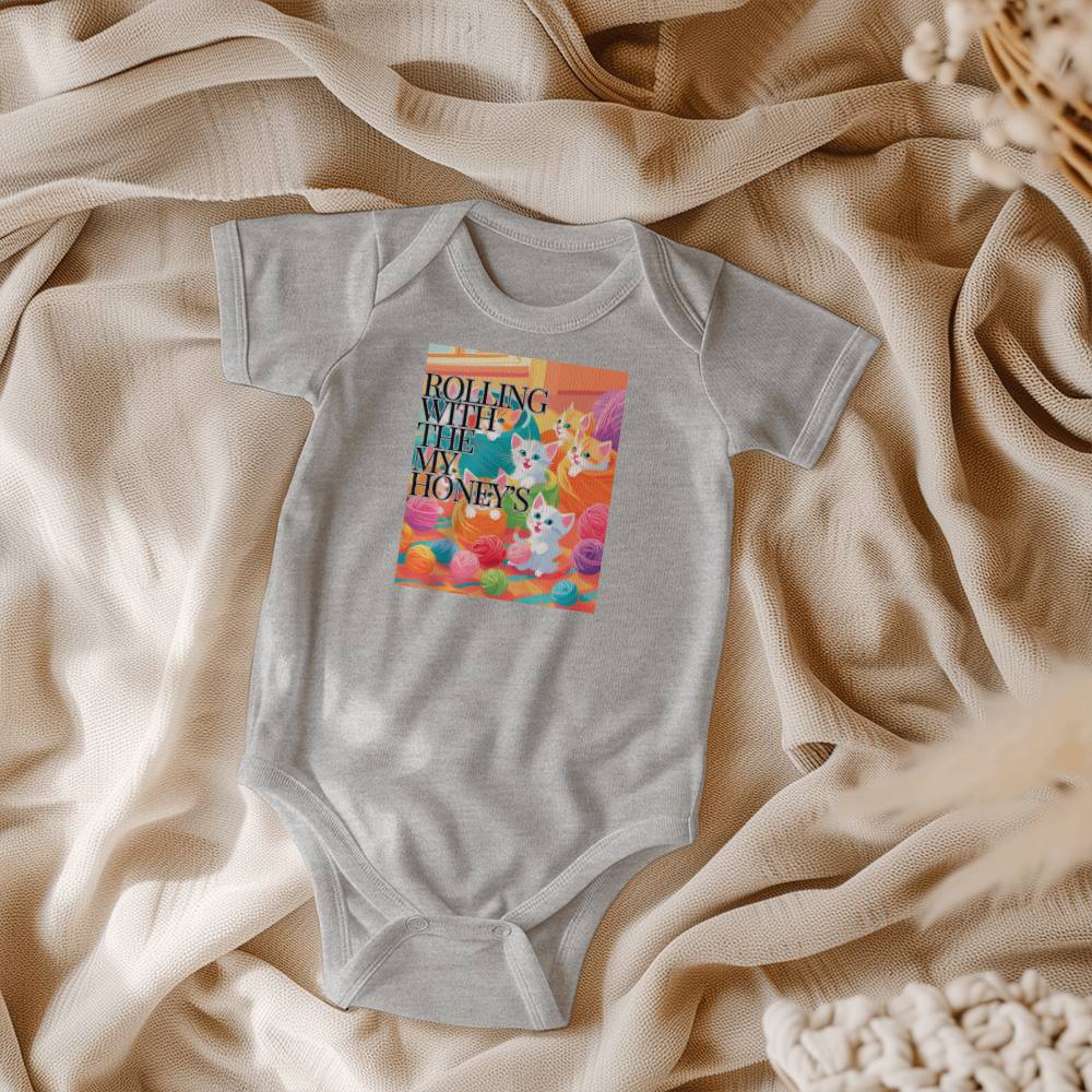 Kitten Onesie "Rolling with my Honey's" - Phoenix Wear SATX