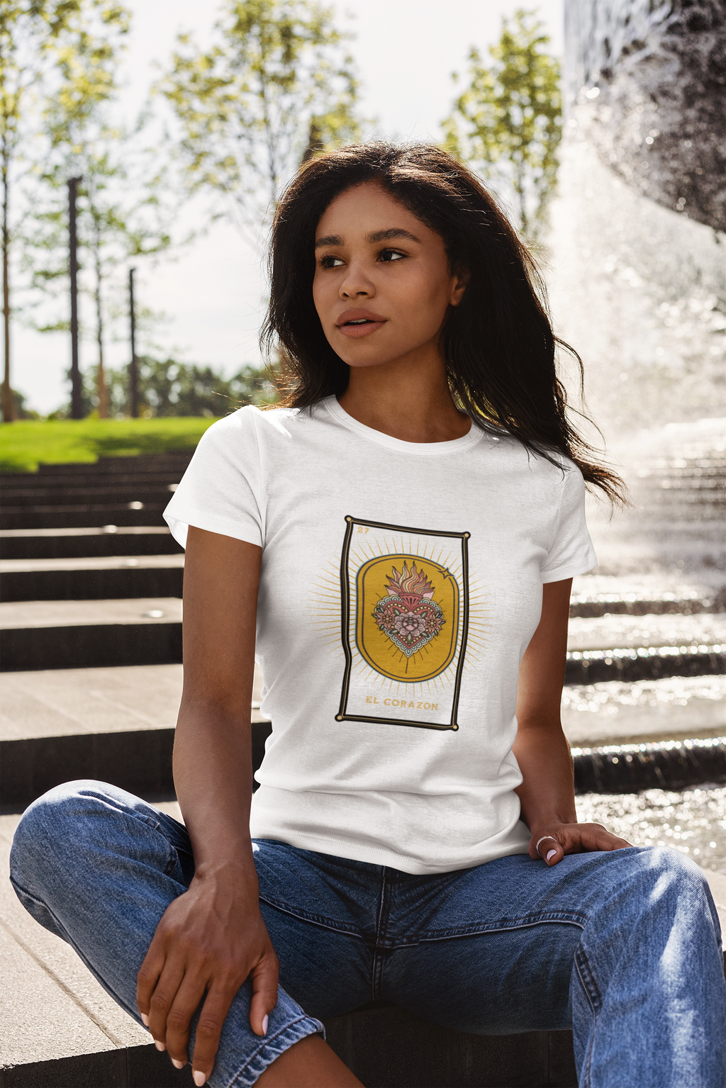 T-Shirt — Sacred Heart Graphic Tee (El Corazón) Lightweight