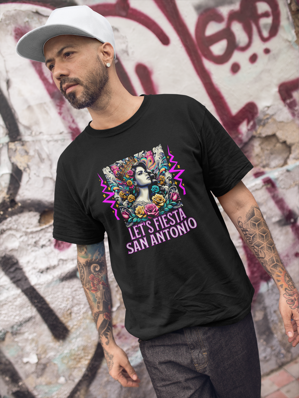 San Antonio Battle of Flowers Graphic T-Shirt